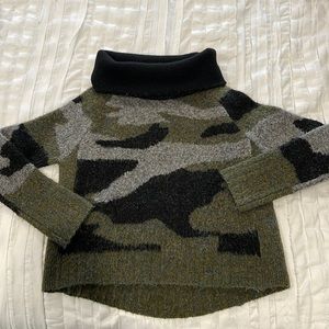 Aqua - cowlneck sweater